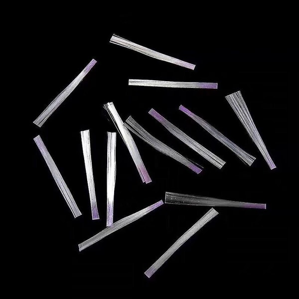 10 stk Glasfiber negleforlænger Fiber Anti Crack Fototerapi Manicure Værktøj