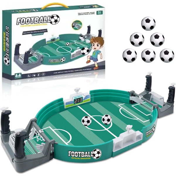 Ambolio Interactive Foosball Game Fotball brettspill med 6 baller Bordfotball brettspill Interaktivt bordfotballspill for barn og voksne