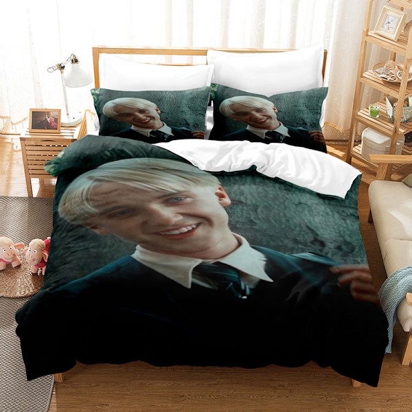 Harry Potter Sängkläder Set Tryckt Påslakan Täcke Örngott Barn Present 8