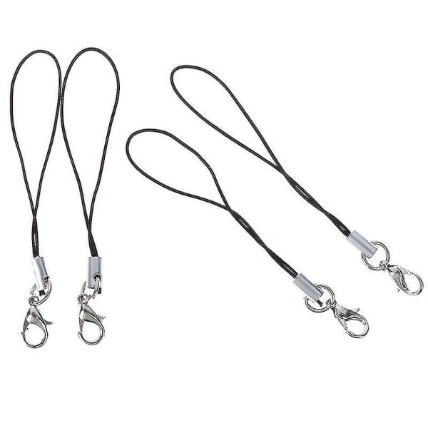 10 stk. Lanyard nøglering til USB Flash Drive Strap String Sort Hfmqv