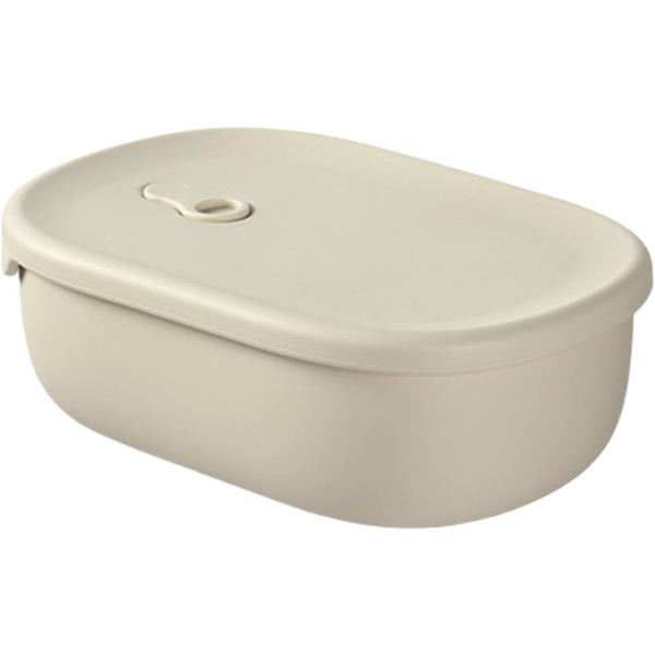 Resväska för lunch, uppdelad läckagesäker lunchlåda, 900 ml lätt mellanmålslåda, multifunktionell lunchorganisatör, matbehållare i rostfritt stål
