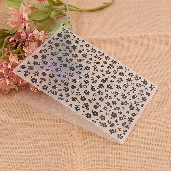 Clover Embossing Folder Template Scrapbooking Photo Album Card Paper Diy Mold