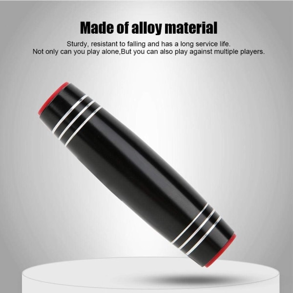 Creative Alloy Bordsleksak med dekompressionsstång för kontor, hem, fest, bar (svart)