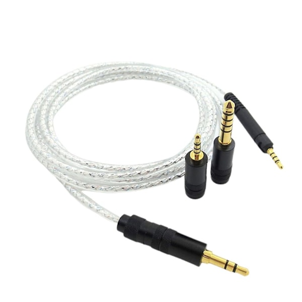 1,5 m headsetkabel for Hd518 Hd558 Hd598 Hd569 Hd579 hodetelefoner ledning med avtakbar 3 plugger forbedre din musikkglede