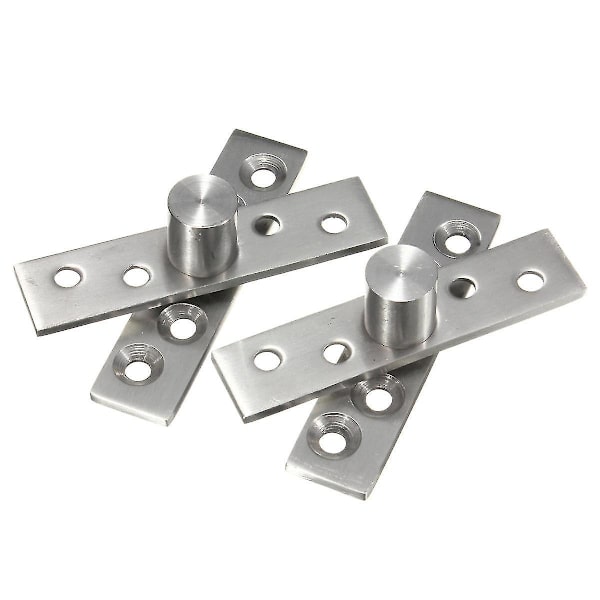 2st 360 graders dörrsvängjärn Hårdvara Silver 74mm Längd