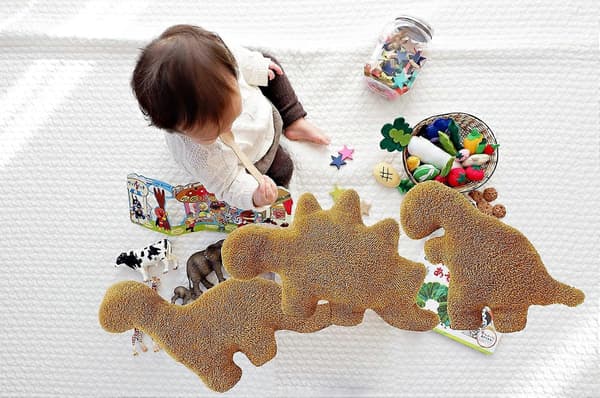 Dino Chicken Nugget Kudde Set 16in 3PCS