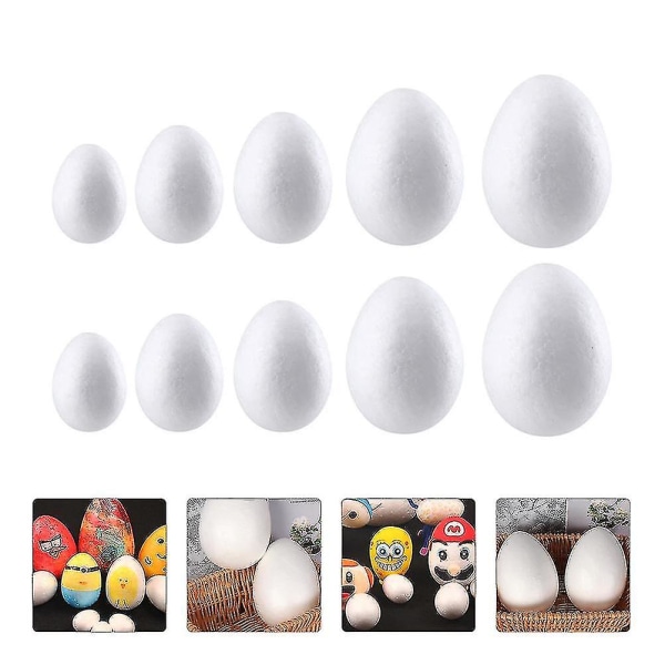 10stk påskeegg DIY Male egg diy graffiti egg diy materiale