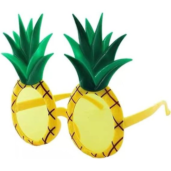 Trooppiset kesäjuhlalahjat Rantajuhlatarvikkeet Koristeet Juhlalasit Hauskat Havaijin lasit Valokuva Round Pineapple