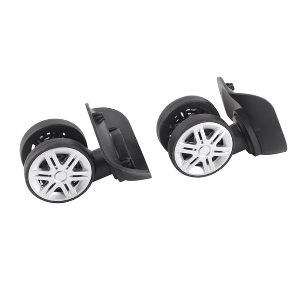 1 Pair Outdoor Silent Double Row Large Wheel Trolley Case Code Case Suitcase Accessories