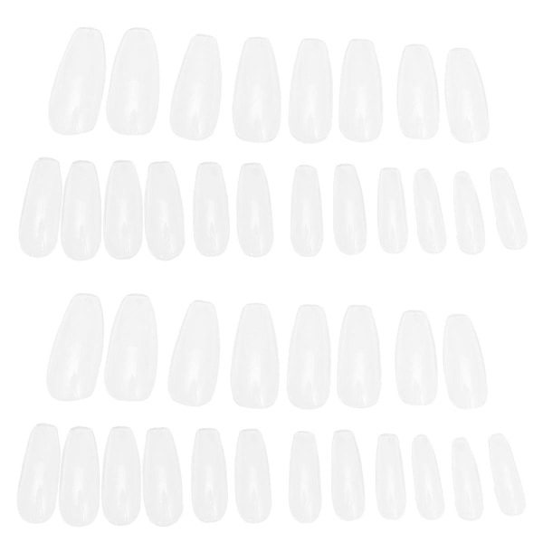 600 st Kista Nails Press Fake Nails Press False Nails Fingernaglar Nageltips transparent 3x1x0.1cm