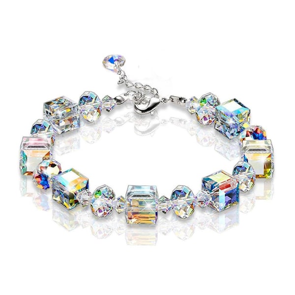 Söt Bling Kristall Djur Nyckelring med 1 st Sockerbit Rhinestone Armband, Charm