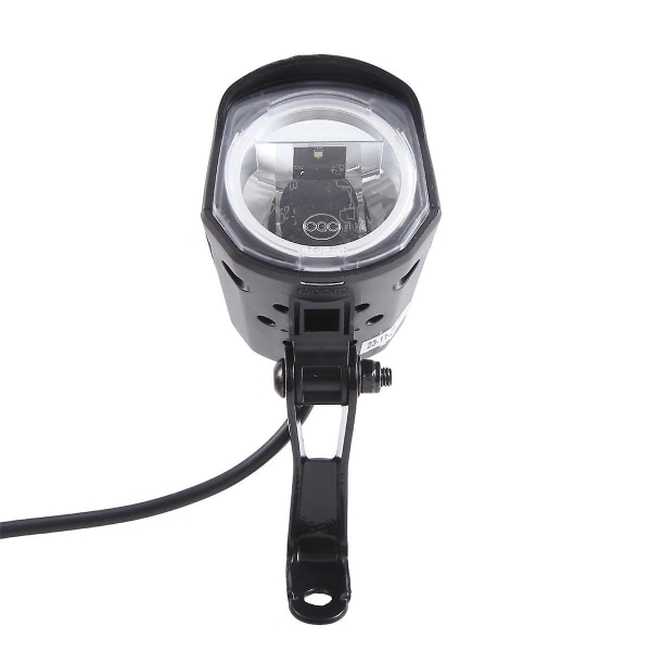 36V 48V EBike Light Scooter Lamp 2-in-1 sarvella Sähköpyörä LED etuvalaisin Black