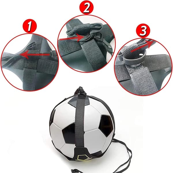 Solo Soccer Trainer and Kick Trainer with Adjustable Belt (03) 3