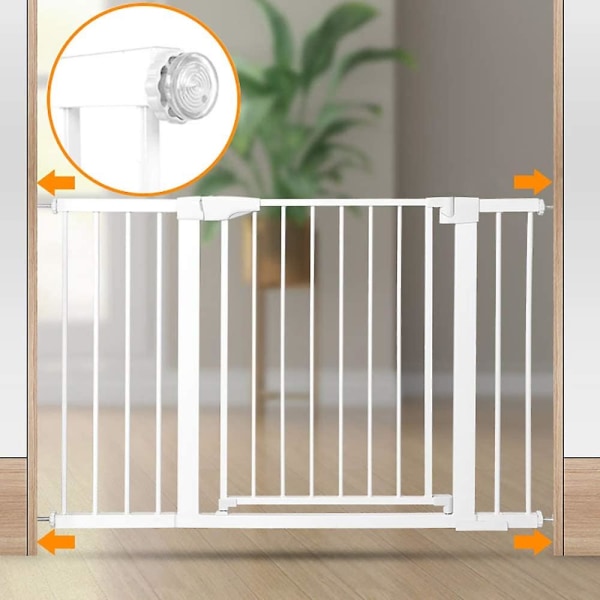 4 stk Pressure Baby Gates Gjengede Spindelstenger Walk Thru Gates Tilbehør Skruebolter Kit Fitting