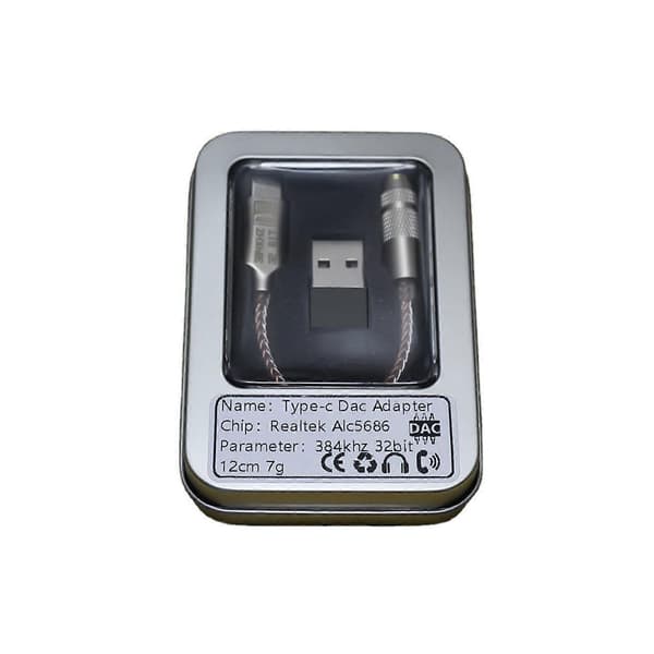 ALC5686 USB Typ C DAC Hörlursförstärkare 3,5 mm Utgång 32bit 384KHz Förstärkare 1