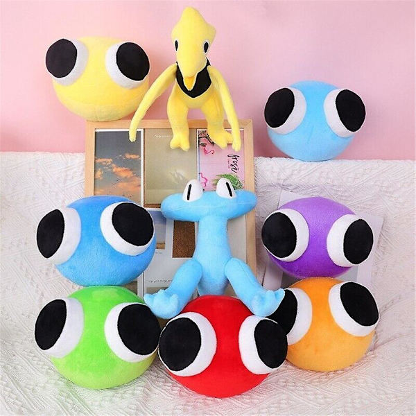 Rainbow Friends Kapitel 2 Spel Plyschleksak Mjuk Fylld Docka Fans Barnpresenter Heminredning D