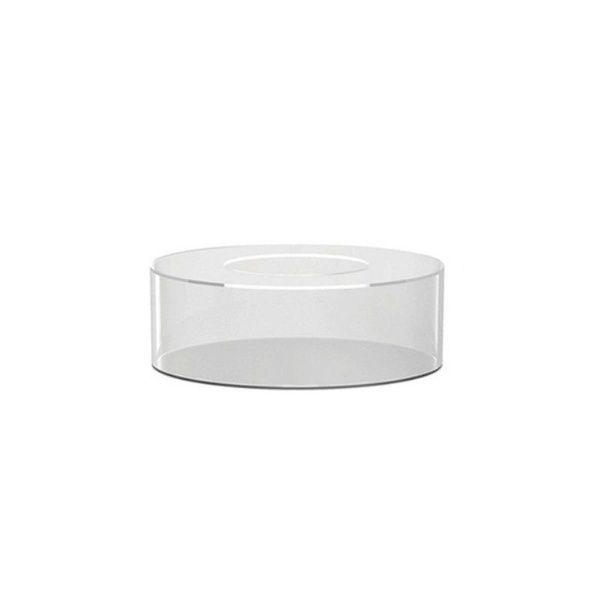 Akryl Tårta Displaybräda Rund Tårta Displaybricka DIY Tårta Påfyllningsbar Bräda Bas Klar Tårta Stativ Verktyg, Rund 15X15X5CM
