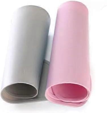 2-pack silikonunderlägg Matunderlägg för baby (rosa grå)