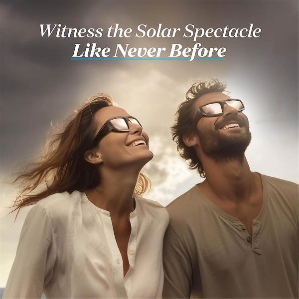 6Pak solformørkelsesbriller sikre solbriller til direkte solbesigtigelse Multicolor