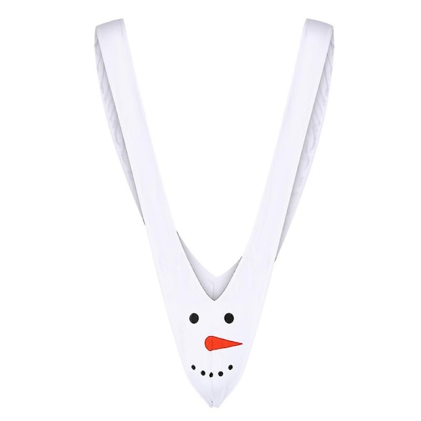Seksikäs Joulupukki Lumimies Poron Mankini Thong Alushousut Gag & Pranks Fancy Cosplay Alusvaatteet White Snowman