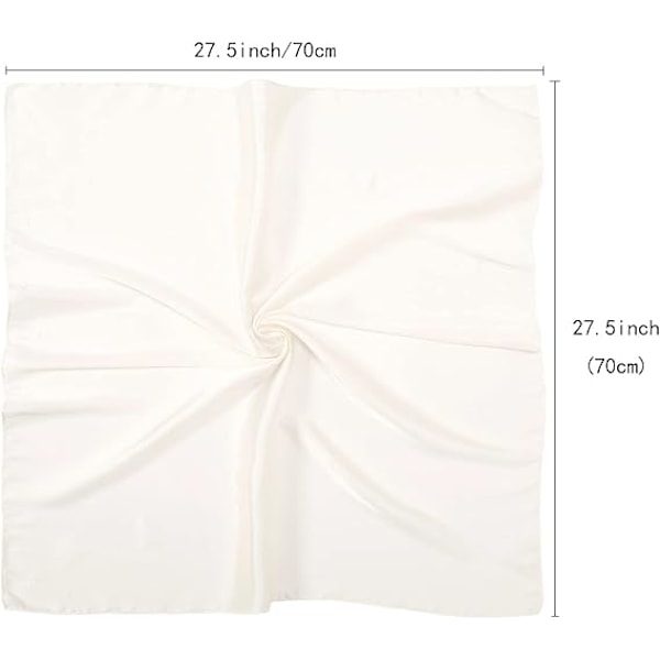 Päähuivit naisille, kuten silkkipäänauhat nukkumiseen, satiininen huivi, kaulaliina, bandanat naisille 70 cm