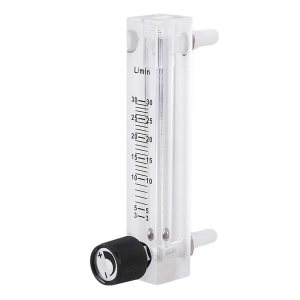 7 iltflowmeter 3-30lpm flowmåler med ventil til ilt luftgas Happy H