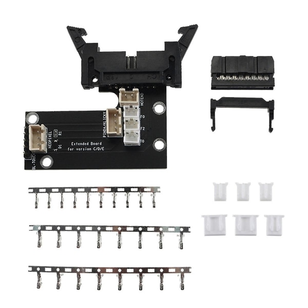 Vyper Touch Adapter Board egnet for Vyper Version Extension Module 3d Printer Parts Tilbehør Black