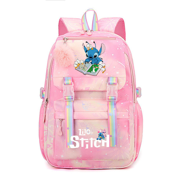Lilo ja Stitch -reppu naisille, pojille, tytöille, koululaukku opiskelijoille ja teineille color4