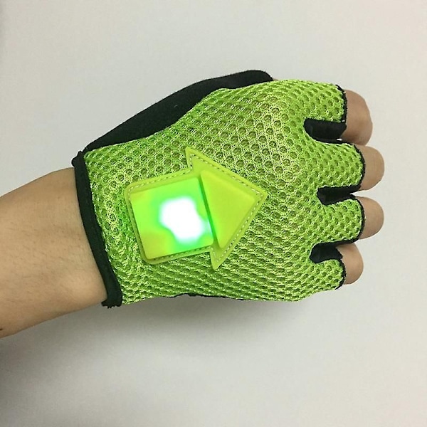 BIKIGHT Gravity Sensor Blinkers Handskar LED-Ljus Automatisk Induktion Varning för Cykling Löpning