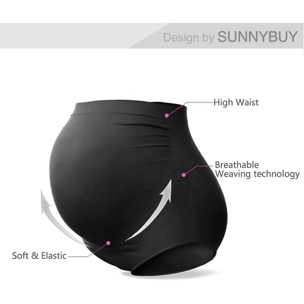 Naisten äitiyskorkeavyötäröiset alusvaatteet raskausajan saumattomat pehmeät hipster-housut 50-140kg2kpl