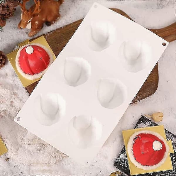 3D silikon kakeform bakeform kakeform julehatt DIY bakeutstyr