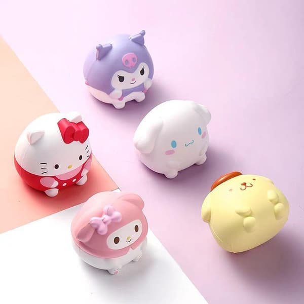 e Melody Decompression Sanrio Kuromi Cinnamoroll Squishy -lelu A2