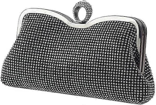 Rhinestone Damkoppling (Svart)
