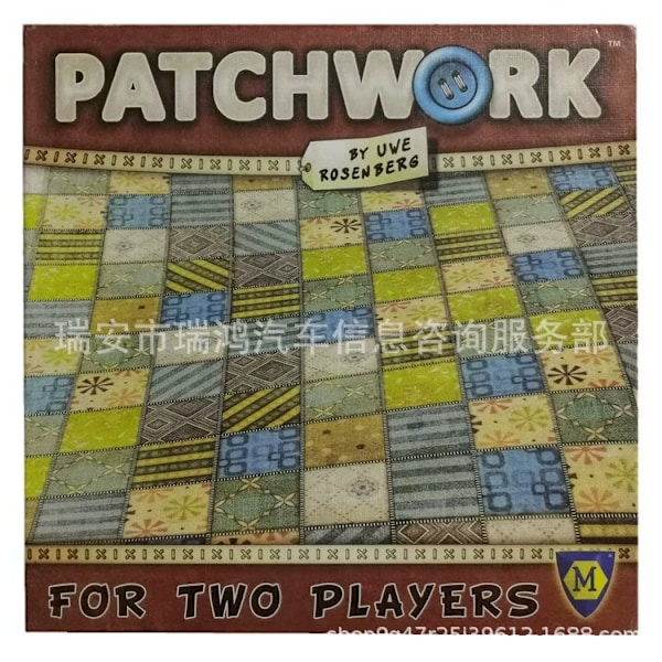 Patchwork Patchwork vs. Brädspel Kortspel Strategi 2-personers Fritidsfest