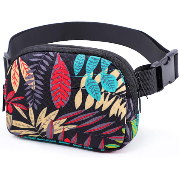 Fanny Pack miehille ja naisille, vedenpitävä vyölaukku, pieni vyölaukku, säädettävällä hihnalla matkustamiseen, kuntoiluun ja urheiluun