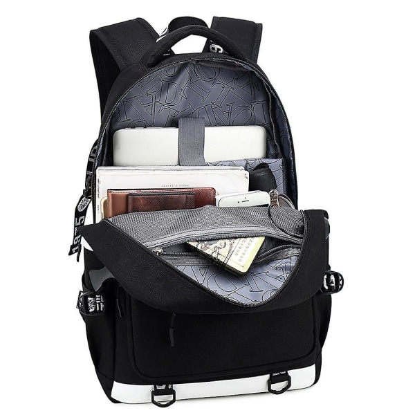 Erling Haaland Mönstrad ryggsäck med printed , studentryggsäck, resväska med stor kapacitet Style 3