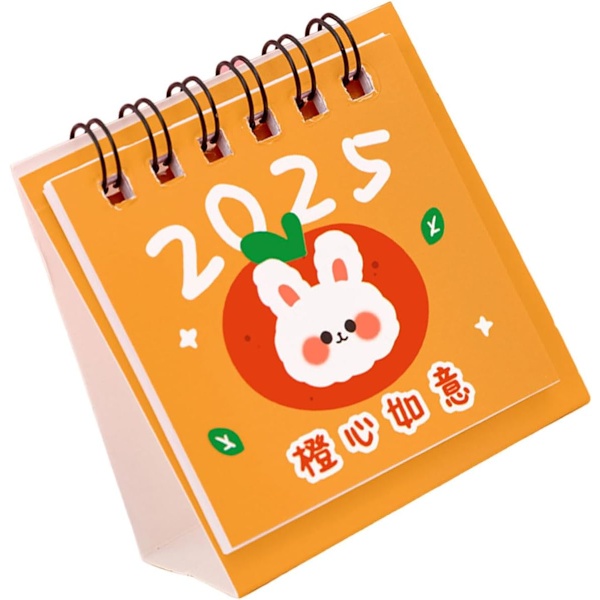 10x 2025 Skrivebords Kalender Søt Frukt Kalender Månedlig Kalender Tegneserie Kalender Tegneserie Stående Kalender Skrivebords Kalender