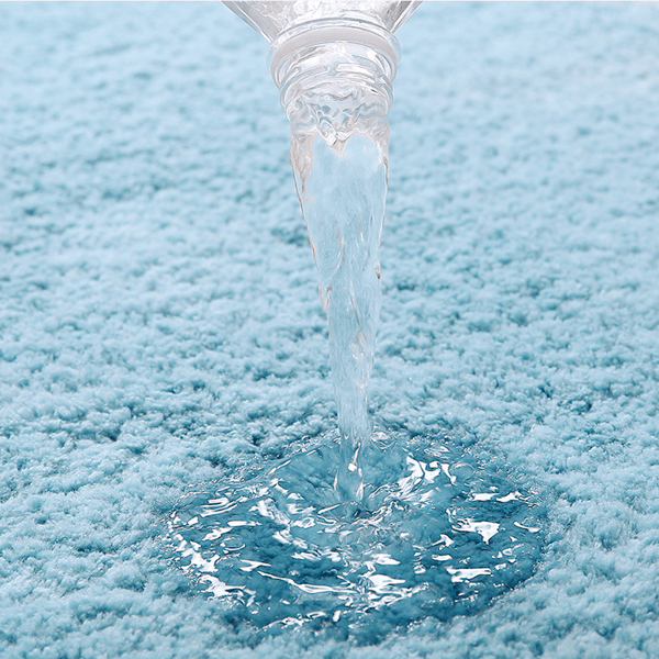 Microfiber Bath Mat (20x32 Inch, Sky Blue) Shaggy Soft a,ZQKLA