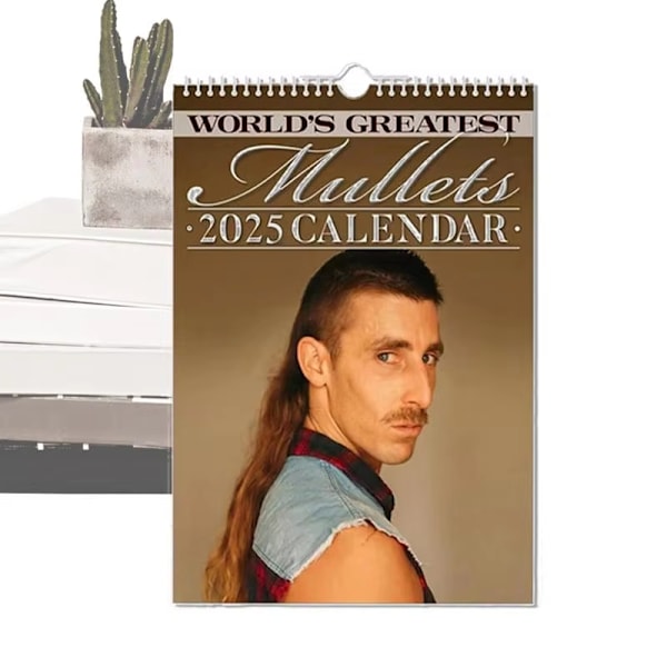 Bora 2025 Veggkalender Verdens Største Månedsplanlegger Nyttårskalender Daglig Planlegger Julegave Man head calendar