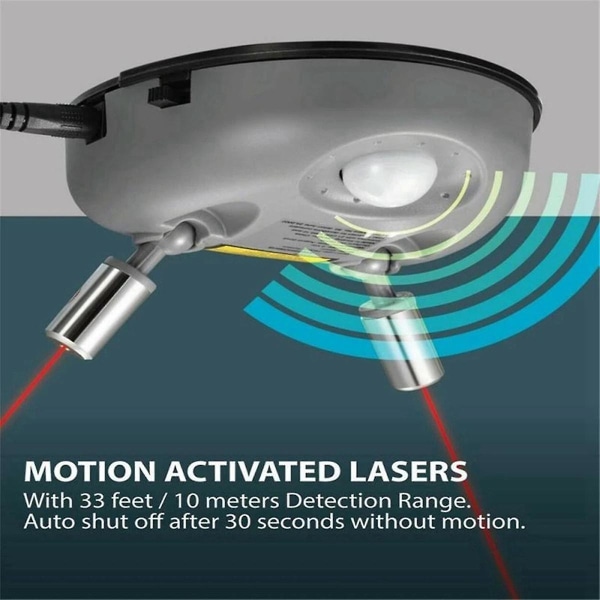 Laser parkeringsensor for garasjetak, posisjonskorrigering, parkeringshjelp, overvåkingssystem, EU-plugg GrayBlack