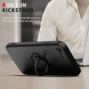 Magnetic Finger Ring Holder Stand Case for iPhone Xr