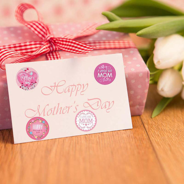 16 arkkia tarratarrat Rakastan sinua Äiti Kirjeet Hyvää äitienpäivää Tarrat Sisustustarvikkeet Tianyuhe