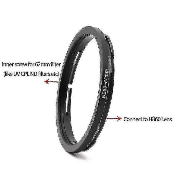 Hasselblad B60 Metal Filter Adapter Ring Til 62/ 67/ 72/ 77/ 82mm Filter Til Hasselblad B60 Bajonetfatning 77mm