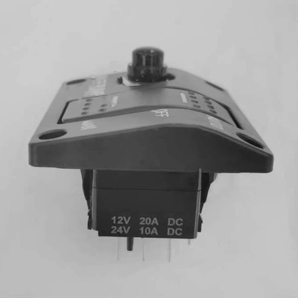 Til Bilgepumpe Bilgepumpe Kontrolswitch Automatisk Pumpe Marine Panel Switch 3-vejs Switch Panel