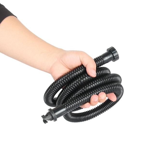 Luftpumpeslange Myk oppblåsbar slange for høytrykkshåndpumpe for / stå opp padlebrett Båttilgang Black