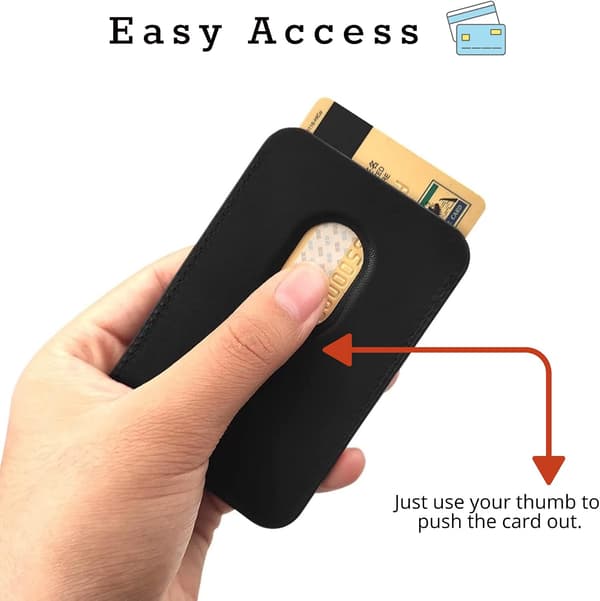 Magnetisk MagSafe-kortklips Svart