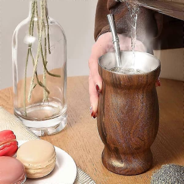 Græskarformet vakuumisoleret kop i rustfrit stål, sort, 230 ml