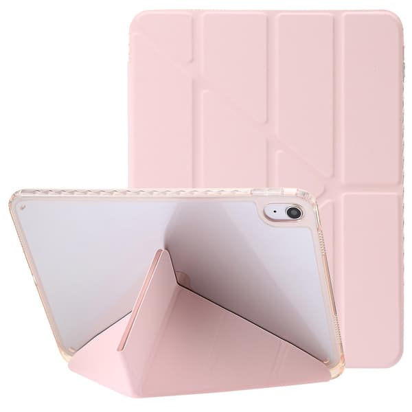 Deformations PU Case for iPad 10th Generation 10.9 2022 Pink Purple