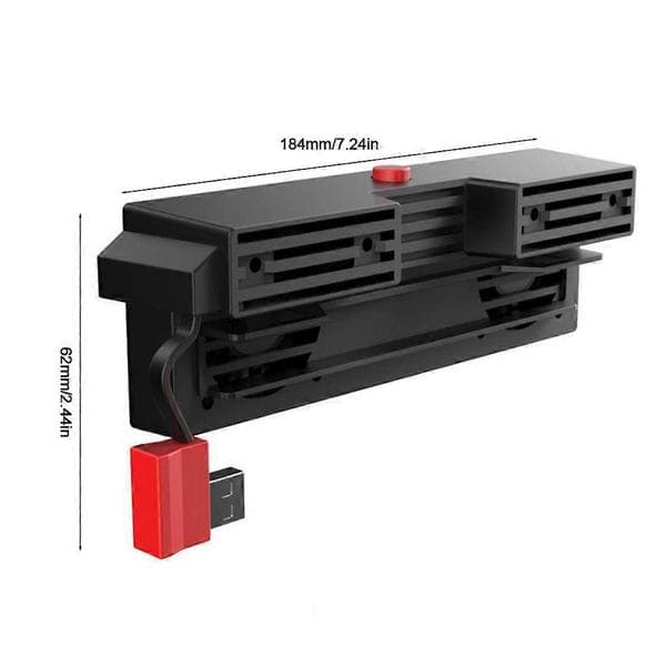 Digitale utgave spillkonsolltilbehør for NS Switch USB-kjølevifter White