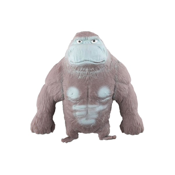 Bedste Gorillaer Strækbar Svampet Blød Abe Gorilla Stress Relief Legetøj Vent Dukke Bedste Grey 15*12m